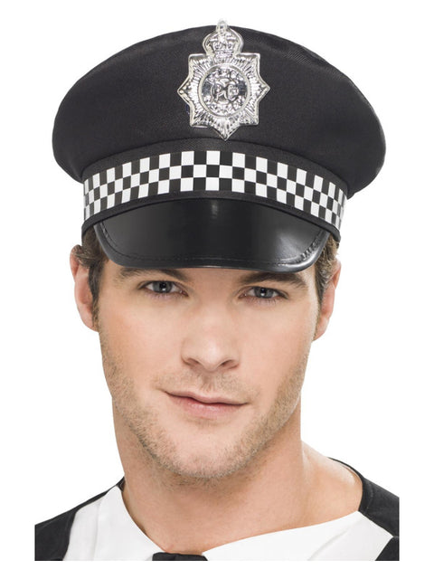 Police Panda Cap, Black Dress Loud