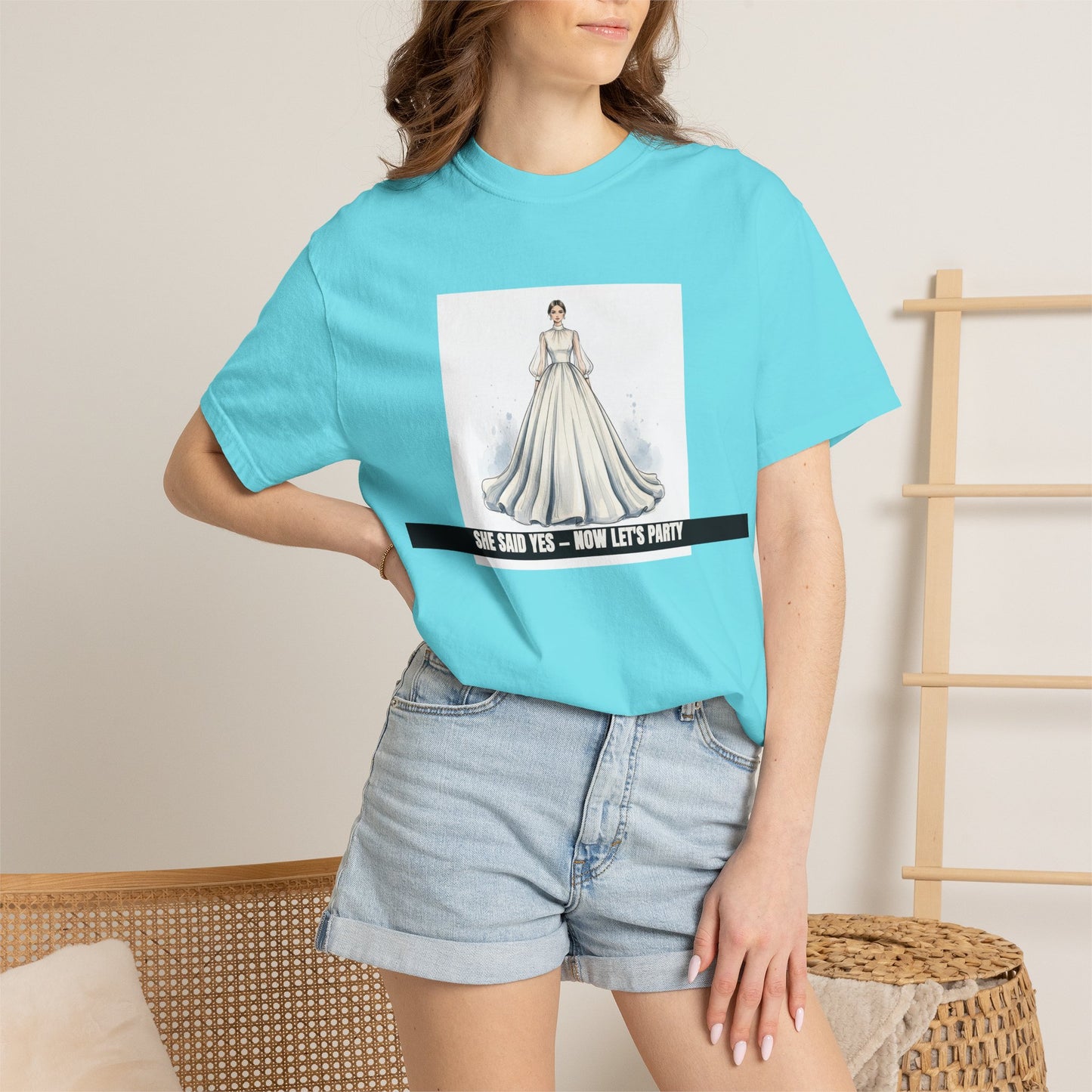 She Said Yes Now Lets Party Bachelorette Bride Squad Tee