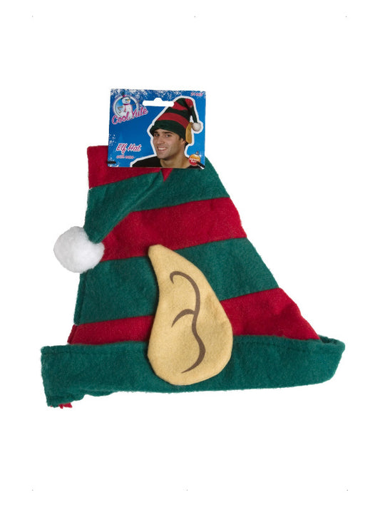 Elf Hat, Red & Green