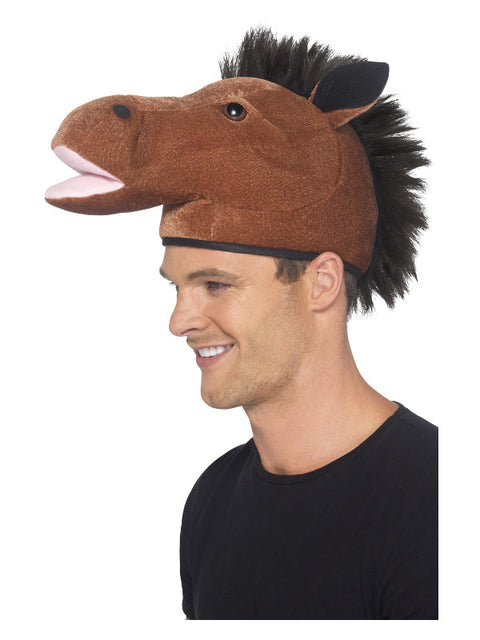 Horse Hat, Brown Dress Loud