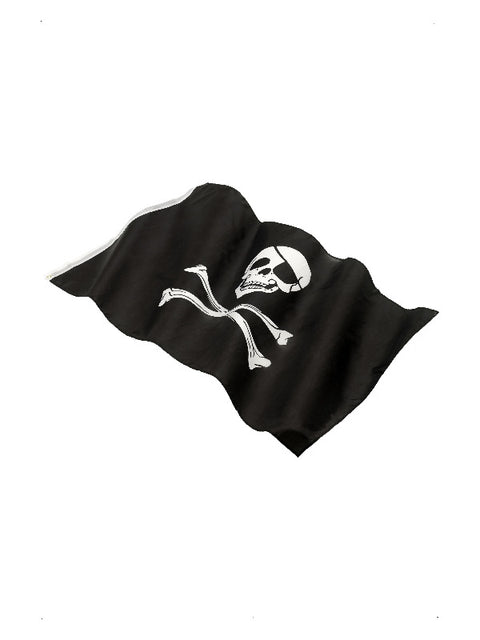Pirate Flag, approx 152x91cm / 60x36in, Black Dress Loud