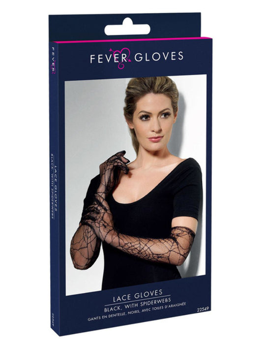 Lace Gloves, Black
