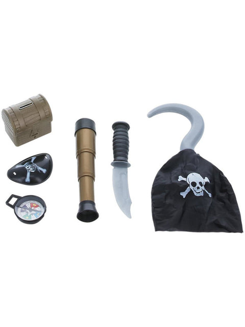 Pirate Set with Compass, Brown Dress Loud
