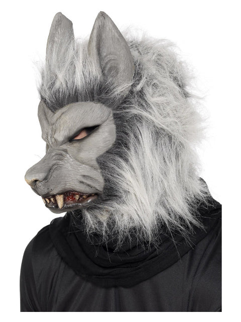 Werewolf Latex Mask, Grey Dress Loud
