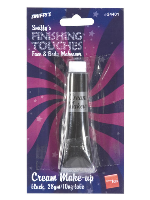Smiffys Make-Up FX, Aqua Cream Make-Up, Black Dress Loud