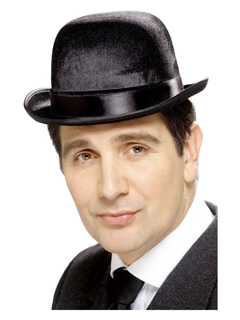 Tales of Old England Derby Bowler Hat, Black Dress Loud