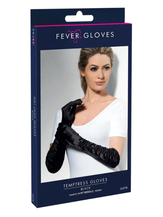 Temptress Gloves, Black