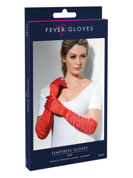 Temptress Gloves, Red