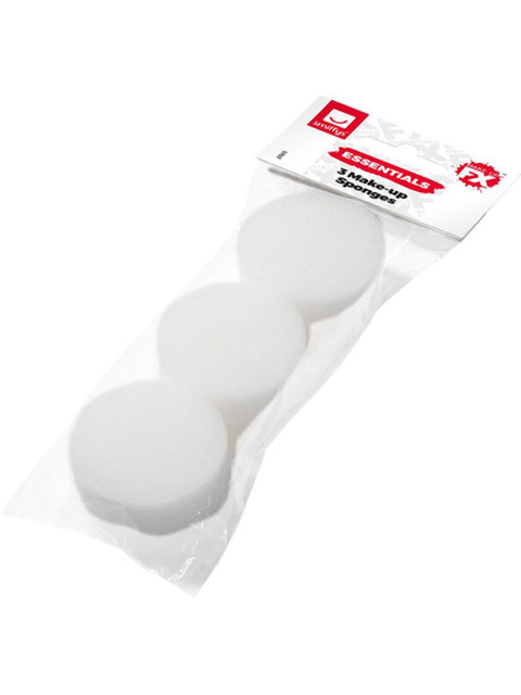 Smiffys Make-Up FX Essentials, Cosmetic Sponges Dress Loud