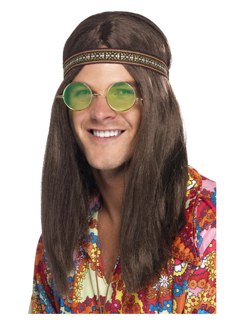 Mens Hippie Kit, Brown Dress Loud