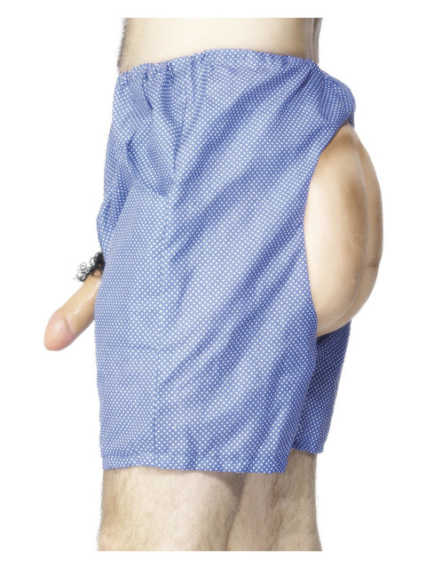 Bum and Willy Shorts, Blue Dress Loud