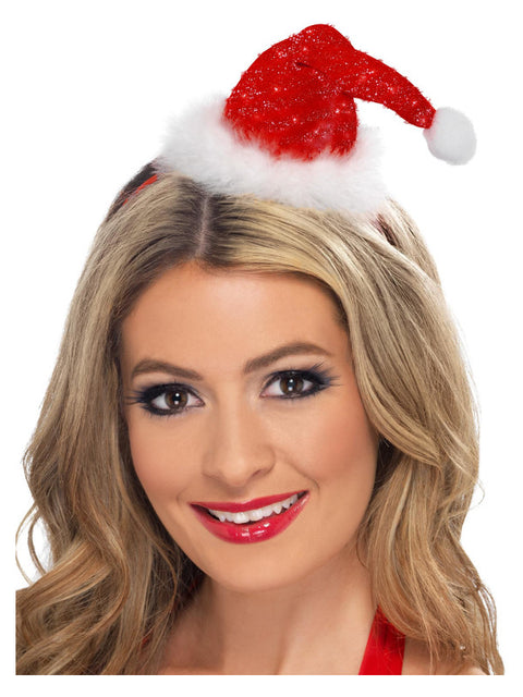 Mini Santa Hat, Red Dress Loud