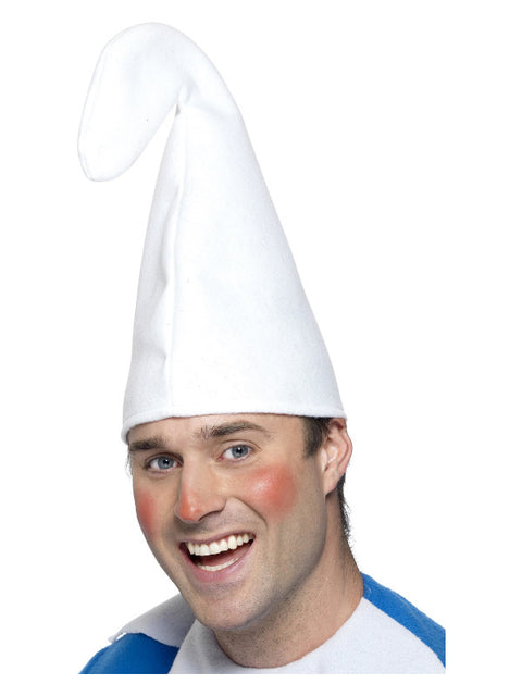 Gnome Hat, White Dress Loud