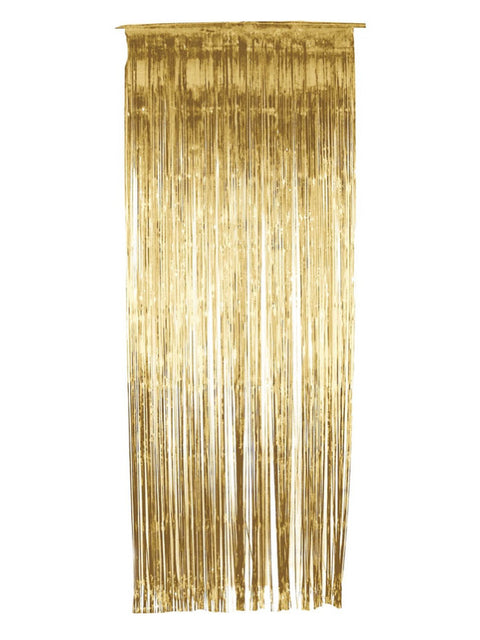 Shimmer Curtain, Gold Dress Loud