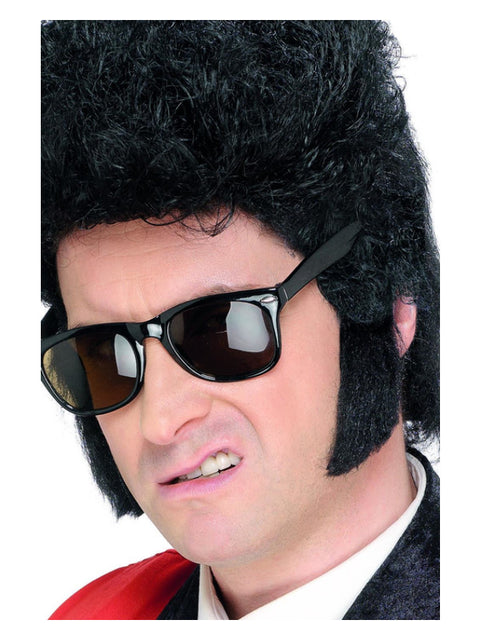Teddy Boy Sideburns, Black Dress Loud