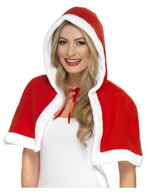 Miss Claus Mini Cape, Red Dress Loud