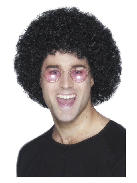 Afro Wig, Economy, Black Dress Loud