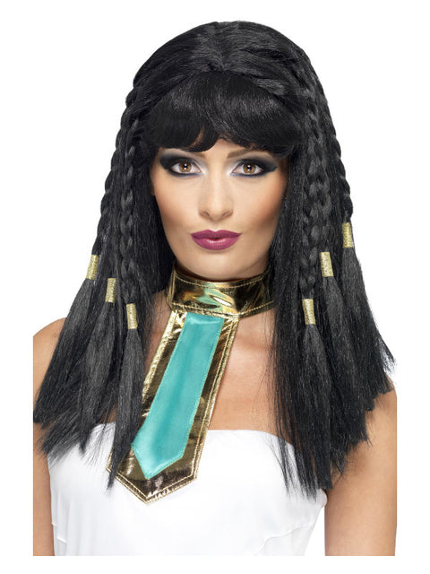 Cleopatra Wig, Black Dress Loud