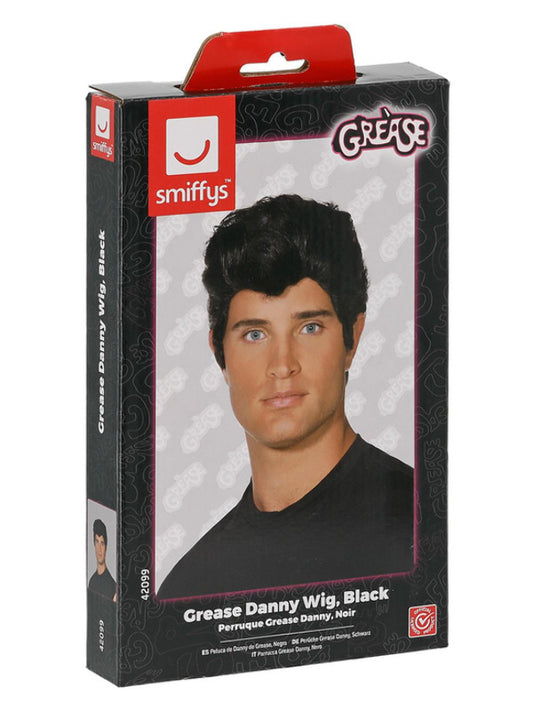 Grease Danny Wig, Black