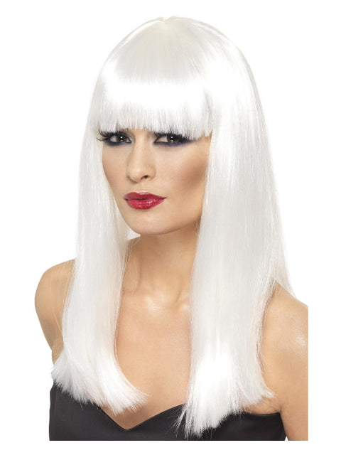 Glamourama Wig, White Dress Loud