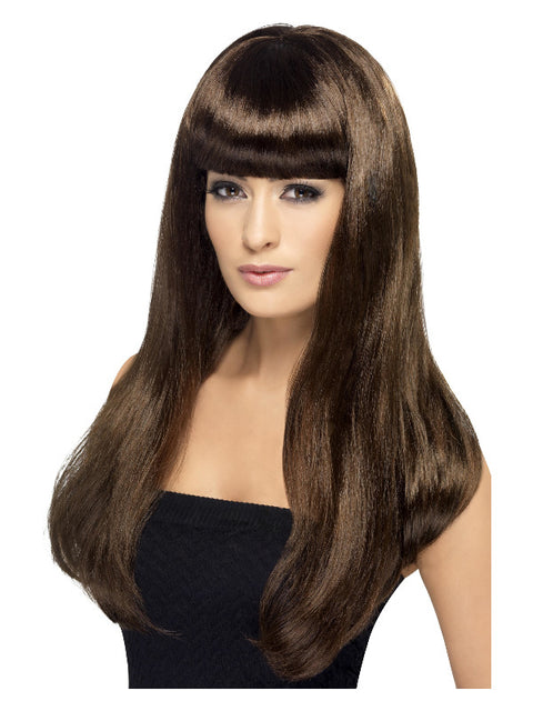 Babelicious Wig, Brown Dress Loud