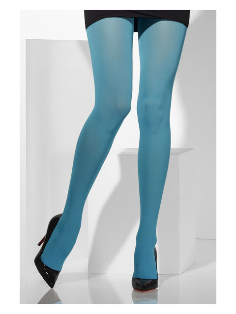 Opaque Tights, Blue Dress Loud