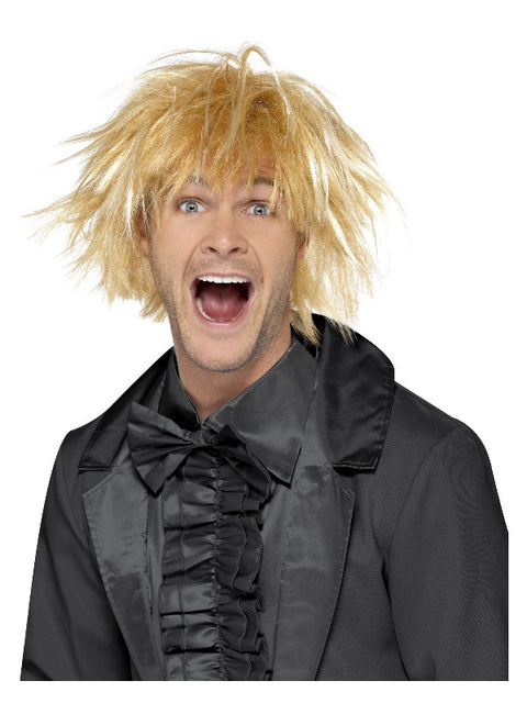 90s Messy Surfer Guy Wig, Blonde Dress Loud