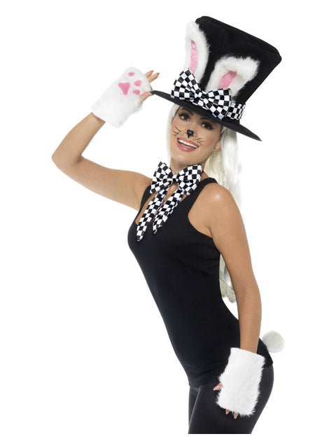 Tea Party March Hare Kit, Black & White Dress Loud