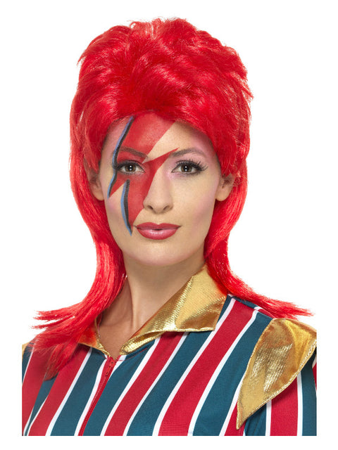 Space Superstar Wig, Red Dress Loud