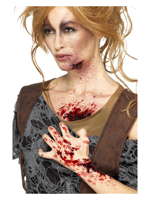 Smiffys Make-Up FX, Dark Red Dress Loud