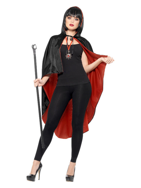 Vampire Kit, with Reversible Cape, Black Dress Loud