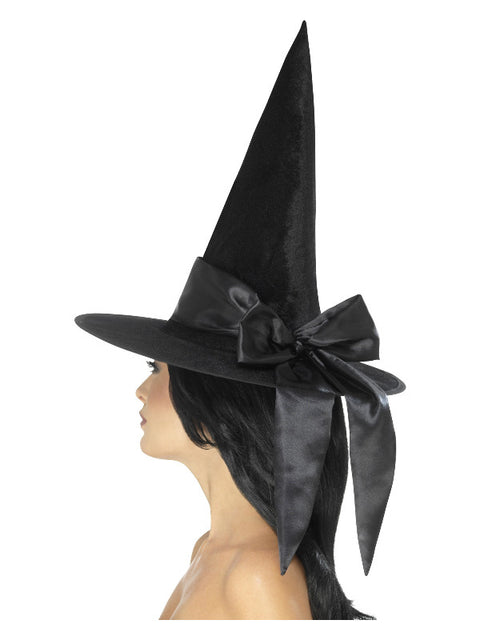 Deluxe Witch hat, Black Dress Loud