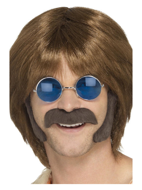 Hippie Disguise Set, Brown Dress Loud