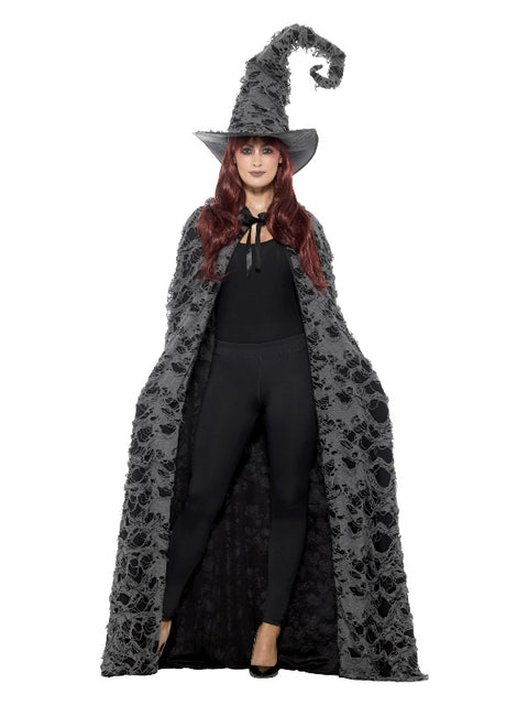 Deluxe Spellcaster Cape, Grey Dress Loud