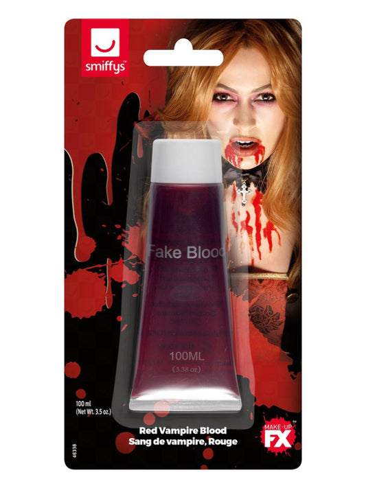 Smiffys Make-Up FX, Large Vampire Blood, Red