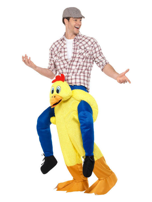 Piggyback Chicken Costume, Yellow