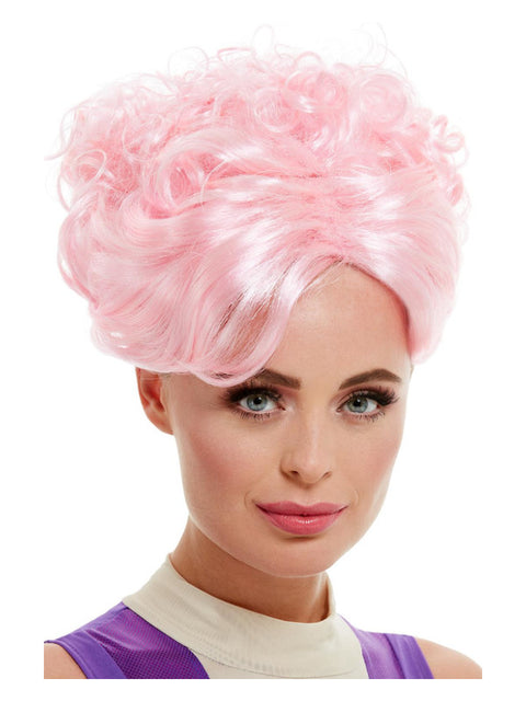 Trapeze Artist Wig, Pink Dress Loud