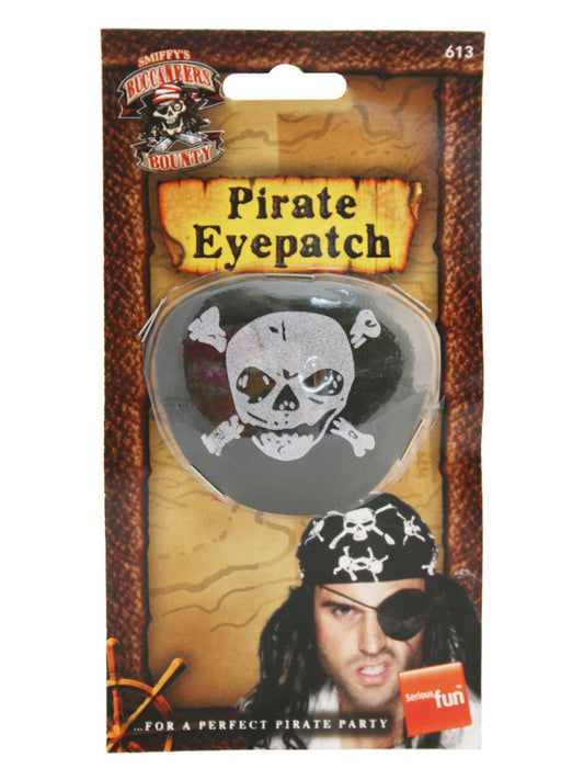 Deluxe Pirate Eyepatch, Black