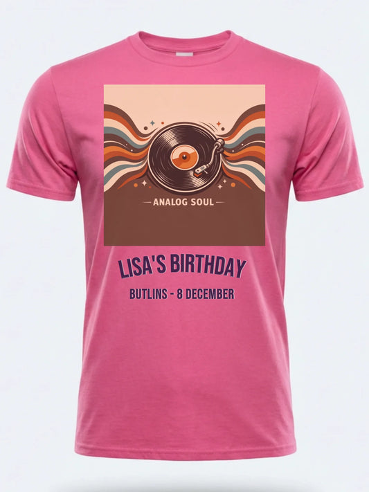 Gildan 64000 Mockup pink front