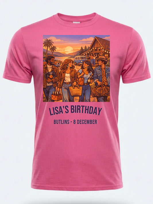 Gildan 64000 Mockup pink front