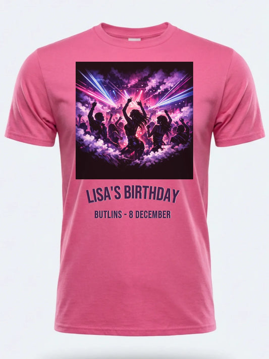 Gildan 64000 Mockup pink front