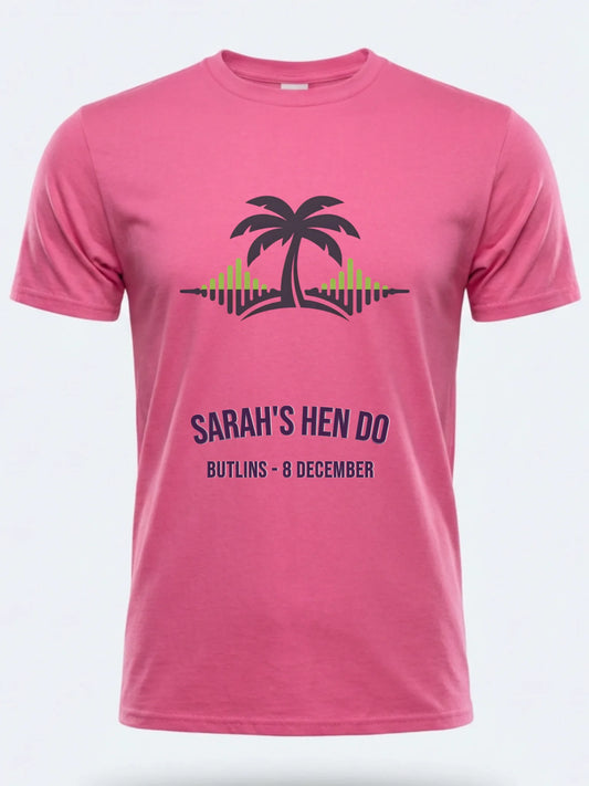 Gildan 64000 Mockup pink front