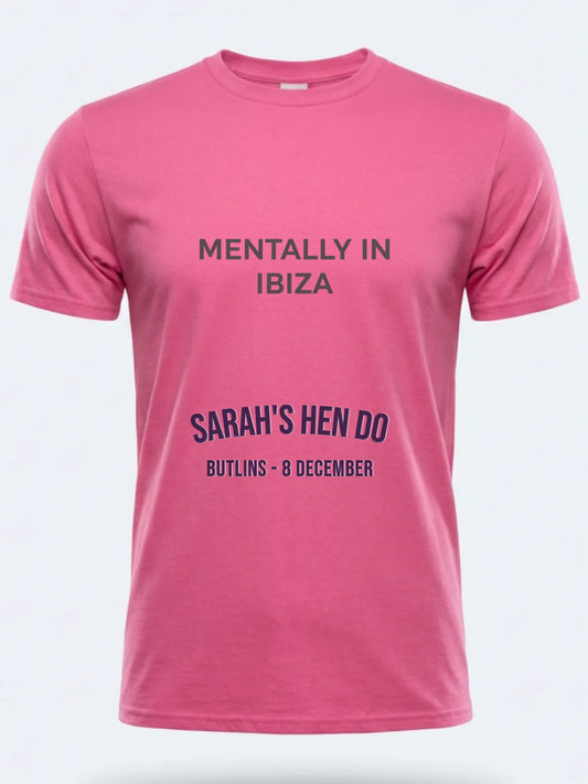 Gildan 64000 Mockup pink front