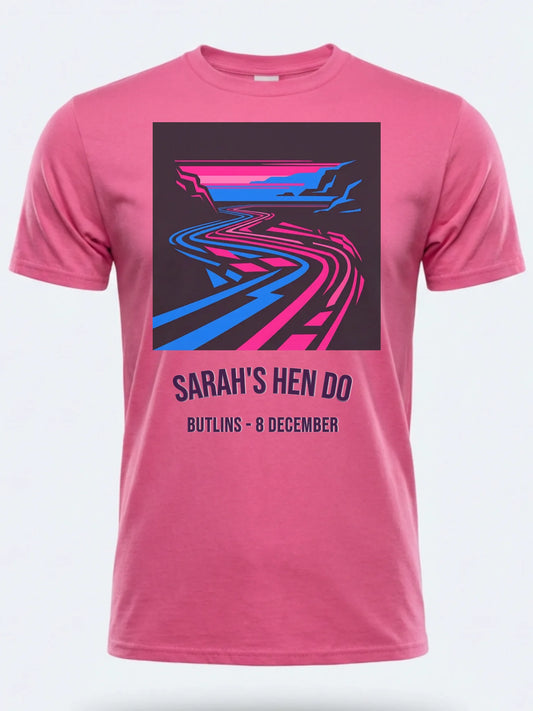 Gildan 64000 Mockup pink front