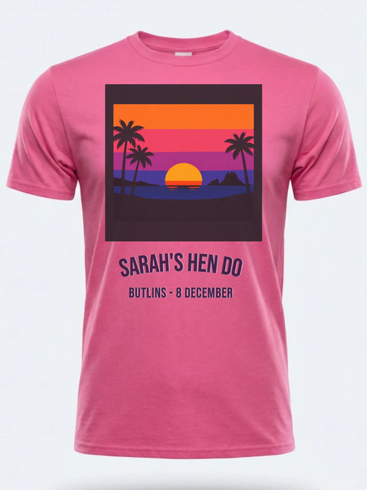 Gildan 64000 Mockup pink front