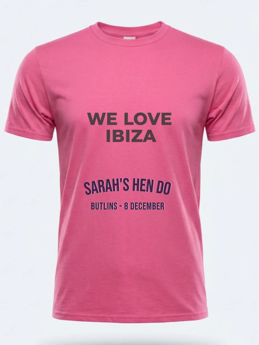 Gildan 64000 Mockup pink front