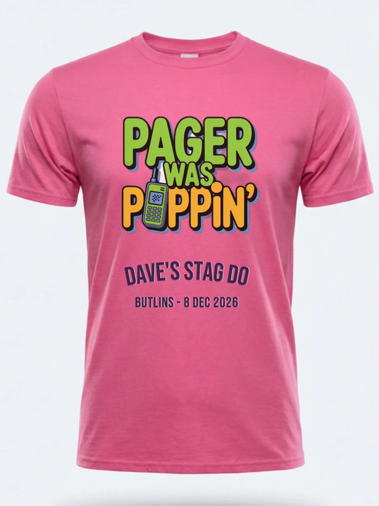 Gildan 64000 Mockup pink front