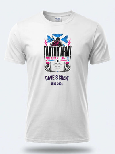 Personalised Summer of Soccer Tee | Scotland Tartan Army | Top