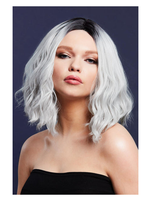 Fever Cara Wig, Two Toned Blend, Ice Silver Dress Loud