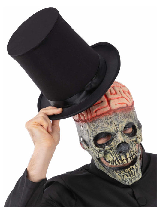 Exposed Brain Skull Latex Mask, with Moving Mouth